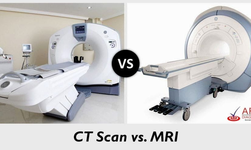 The difference between an MRI and CT scan